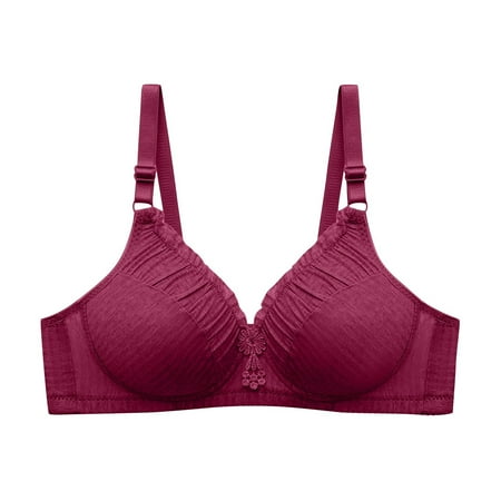 YABCSAZ Plus Size Bras Women s Bra Sexy Seamless Push Up Sports Bra High Lift Soft Comfy Close Breast Tops Underwear Breastfeeding Bralette