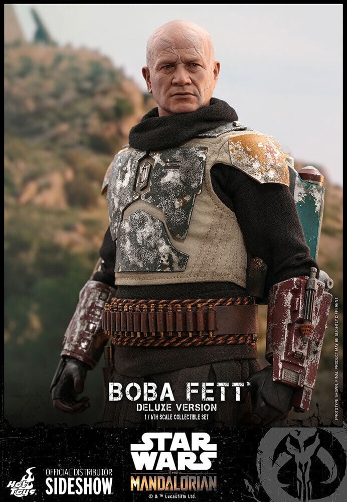Star Wars The Mandalorian Boba Fett Collectible Figure (Deluxe Version)