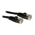 thumbnail image 1 of 10ft Cat5E 350 MHz Snagless Patch Cable - Black, 1 of 1
