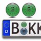 thumbnail image 3 of 3D Gel Sticker Plate Seals with TUV and GSLA Emblems - Set of 2, 3 of 4