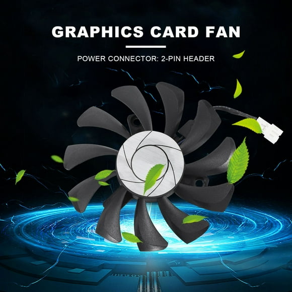 HA8010H12F-Z 75MM 2Pin GTX1050Ti GPU Cooler DUAL Fan for Geforce GTX 1050Ti GTX-1050-Ti-4GT-OC(1Pcs)