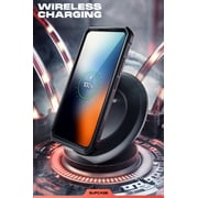 SUPCASE Unicorn Beetle Pro Case for Samsung Galaxy S22 Ultra 5G (2022 Release), [Extra Front Frame] Full-Body Dual Layer Rugged Belt-Clip & Kickstand Case with Built-in Screen Protector (Black)