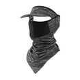thumbnail image 1 of Cubierta de la cara de protección solar Ciclismo Ciclismo de verano Cubierta de tapa del cuello Cubierta de la polaina para acampando Mujeres mochilas gris, 1 of 8