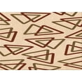 thumbnail image 1 of Ahgly Company Indoor Rectangle Patterned Golden Blonde Gold Area Rugs, 2' x 5', 1 of 1