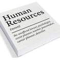 thumbnail image 2 of Zomyto 5"x5" Human Resources Definition Decorative Wooden Box Sign HR Manager Gift Wood Block Plaque Desk Decor Office Shelf, 2 of 5