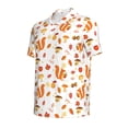 thumbnail image 3 of Daiia Squirrel InThe Forest3 Pattern Men’s Polo Shirts,Solid Deck Shirt,Classic Fit, Breathable Cotton Polo for Casual and Sport Wear-Small, 3 of 9