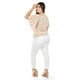 thumbnail image 2 of Blusa con jareta ajustable Roman Fashion /Tallas Extras, 1731 (Blanco flores) blanco 42, 2 of 5
