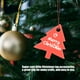 thumbnail image 4 of Etiquetas De árbol De Navidad, Etiquetas Colgantes De Etiquetas De árbol De Navidad Fáciles De Usar, Bolsas De Regalo De Diferentes Formas Para Cajas De Regalo Año Nuevo ANGGREK Rojo 33x37mm, 4 of 8