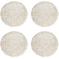 thumbnail image 1 of Sous-verres, Sets de Table 6 Pièces Sets de Table pour Table à Manger Cuisine (Or, 38cm), 1 of 1