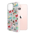 thumbnail image 2 of WIRESTER Silver Glitter Case, Sparkle Bling TPU Cover for Apple iPhone 13 6.1" 2021, Christmas Pattern Reindeer Angel Snowman, 2 of 3