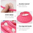 thumbnail image 2 of Collar de perro ajustable con cono para mascotas, collar acolchado transparente con borde suave transpirable, cono de plástico para cachorros que protege la recuperación de la cirugía del cuello,, 2 of 6