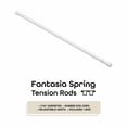 thumbnail image 2 of Achim Fantasia 7/16" Spring Tension Rod, 18-28", White, 2 of 5