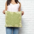 thumbnail image 2 of Sage Green Leaves Pillow Covers 26x26 Inch Decorative Throw Pillow Cover, Summer Botanical Pastoral Sofa Pillowcases Accent Cushion Case Home Decor Bedroom Living Room, 2 of 6