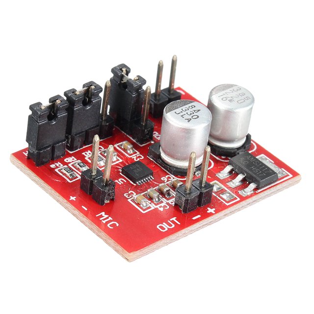 Placa amplificadora de micrófono Electret Premium Módulo AGC 3.6V-12V Baoblaze Tablero amplificador de audio
