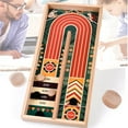thumbnail image 1 of Jeu de Palet Rapide en Bois Table Compétitive et Jeu de Flipper Design de Score Casse-Tête pour Enfants, 1 of 7