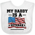 thumbnail image 3 of Inktastic My Daddy is a Veteran Boys or Girls Baby Bib, 3 of 4