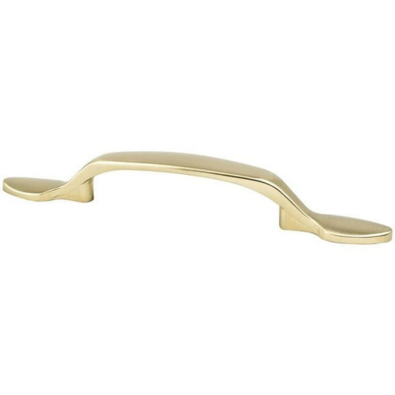 Berenson BE9187 10CZ 3 in. Advantage Plus Two Arch Traditional Pull, Champagne