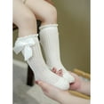 thumbnail image 3 of Dalrosia Baby Girls Knee High Socks Toddler Bow Mesh Long Stockings Infants Thin Socks For Spring Summer, 3 of 5