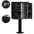 thumbnail image 3 of Cluster Box Unit with 8 Doors and 2 Parcel Lockers in Black with USPS Access Type I, 3 of 5