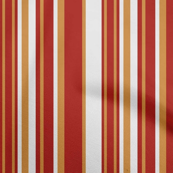 oneOone Velvet Red Fabric Stripes Fabric For Sewing Printed Craft Fabric By The Yard 58 Inch Wide-2K