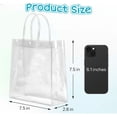 thumbnail image 2 of Medium Clear Gift Bags with Handles Bulk,12PCS L7.87xW3.14xH7.87Inches Holiday Gift Bags, Versatile 5 Senses Gift Bag for Women, 2 of 6