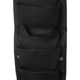thumbnail image 5 of 7 Pocket Vertical Garden Pouch Wall Hanging Planting Bag For Flowers Space Saving Plant Grower Green Black 30X107Cm Felt Material Black, 5 of 10