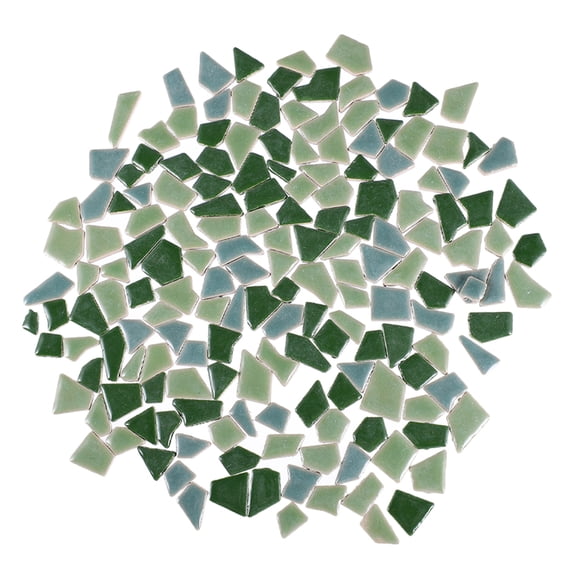 WSTEER 400g Ceramic Mosaic Tiles Irregular Stone Home Decoration Craft Tiles for Walls and Floors