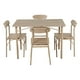 thumbnail image 1 of Juego De Comedor 4 Sillas Mesa Estructura Metalica y Tablero MDF Kingshouse beige G, 1 of 7