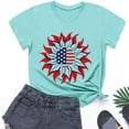 thumbnail image 2 of GERsome Boys Girls 4th of July Short Sleeve Crew Neck T-Shirts Unisex Kids American Flag Graphic Tee Funny USA Patriotic Tops, Sizes 5-6 Years, 2 of 9