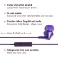 thumbnail image 2 of Auriculares Panasonic ErgoFit RP-TCM125-VA con micrófono morados, 2 of 7