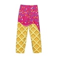 thumbnail image 5 of Disketp Red Ice Cream Men'S Pajama Pants - Ultra Soft Fleece Sleep And Lounge Pants (Size: S-Xxl), 5 of 9