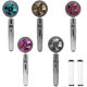 thumbnail image 2 of 1 Pcs High Pressure Propeller Shower Head 360 Rotatable Shower Head Water-saving Rainfall Shower Nozzle 2cm Universal Connector Bathroom Accessories, 2 of 5
