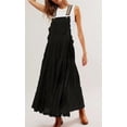 thumbnail image 2 of utcoco Women's Summer Laced Bib Overall Dress Adjustable Straps Sleeveless Maxi Dress, 2 of 4