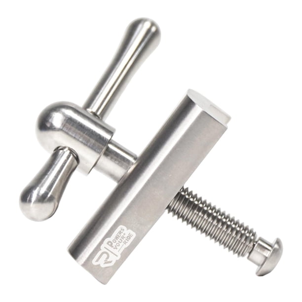Abrazadera de eje de bicicleta plegable con palanca de aluminio de alta resistencia para ciclismo Plata