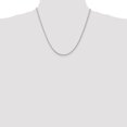 thumbnail image 4 of Diamond2Deal Collier Chaîne Boîte en Argent Sterling 925 2 mm pour Femmes 18 Pouces, 4 of 6