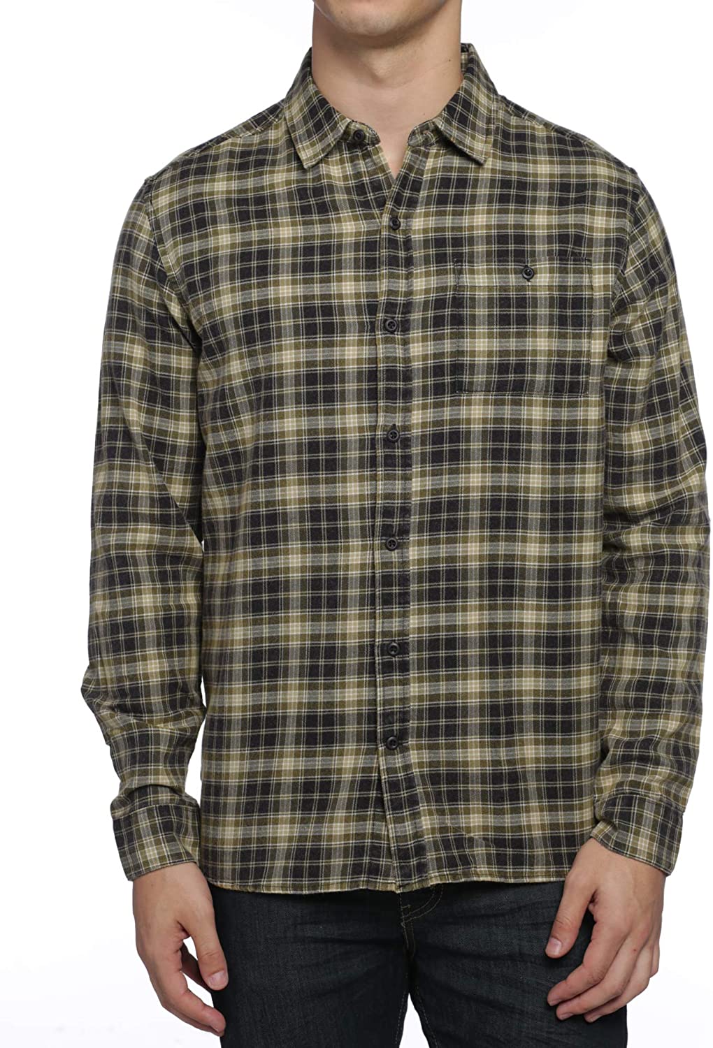 Hurley Ranger Plaid Long Sleeve Black 