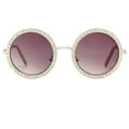thumbnail image 2 of GUESS FACTORY GF 0336 32F Sunglasses Gold Frame Gradient Brown Lenses 48mm, 2 of 6