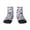 2 Black-2, variant on music Skull record mike Pattern Quarter Crew Socks,Toe Seamed Ankle Socks,Cotton Cushioned Breathable Athletic Crew Sports Socks