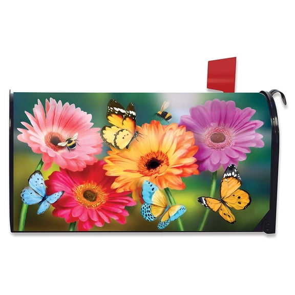 Briarwood Lane Garden Gerber Daisies Spring Mailbox Cover
