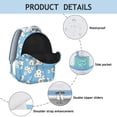 thumbnail image 4 of "Sunflower Thermal Backpack for Women - Insulated Floral Lunch Bag Compartment, Temperature Control School Backpack, Perfect for Picnics Campus Life", 4 of 6
