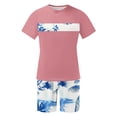thumbnail image 3 of Mangas de Mano para Hombres, Impresión Hawaiana Suelta Casual, Pantalones Cortos Deportivos de Cintura Elástica Y Set de Blusa, 3 of 5