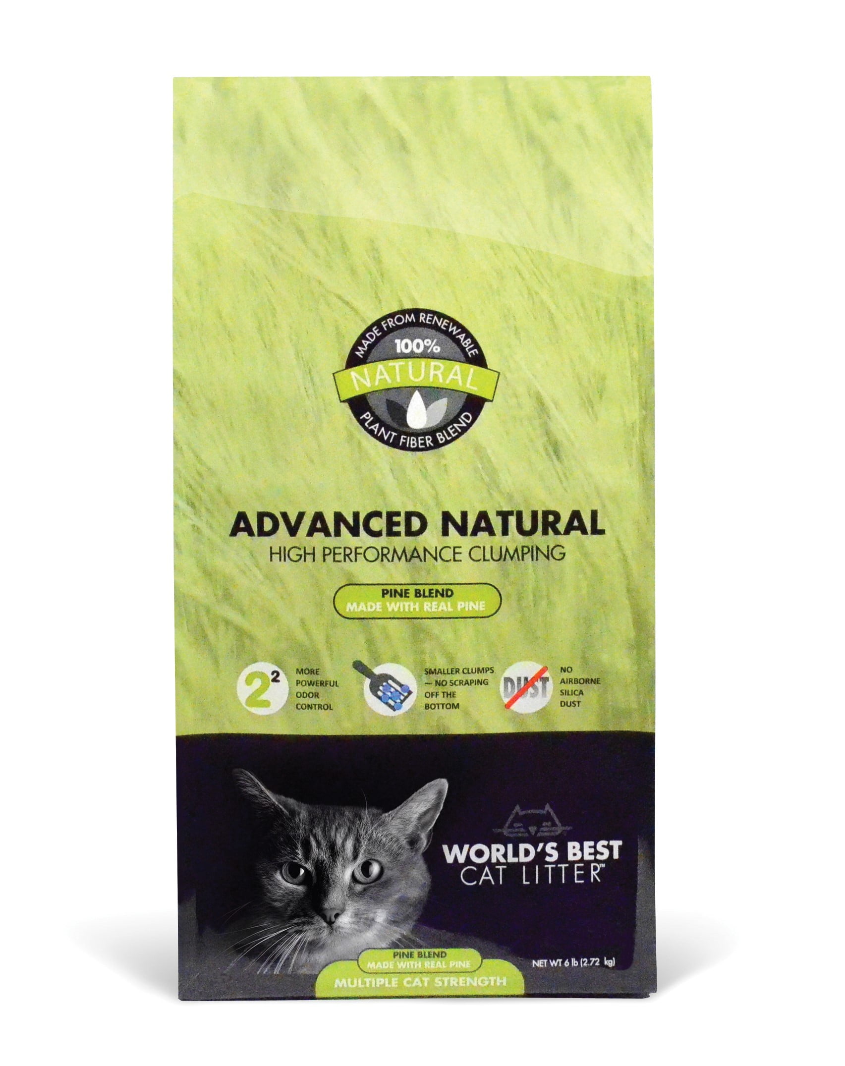 World's Best Cat Litter Advanced Natural Pine Blend Clumping Cat Litter