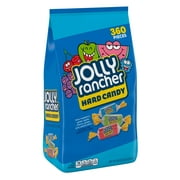 JOLLY RANCHER, Assorted Fruit Flavored Hard Candy, Individually Wrapped, 5 lb, Bag, 360 Pieces