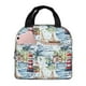 thumbnail image 1 of Easygdp Watercolor Sailboat Bolsa Térmica Premium - Tela Oxford Impermeable, Gran Capacidad, Bolsillo Frontal, Unisex para Trabajo, Escuela, Actividades al Aire Libre y Picnics, 1 of 8