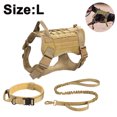 thumbnail image 2 of Chalecos para perros Chalecos militares para perros Collares con bolsas y parches, Chalecos tácticos para perros sin tirones para perros grandes MFZFUKR CPB-US-ZMR10-5, 2 of 5
