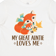 thumbnail image 4 of Inktastic Great Auntie Loves Me Fox Boys or Girls Toddler T-Shirt, 4 of 5