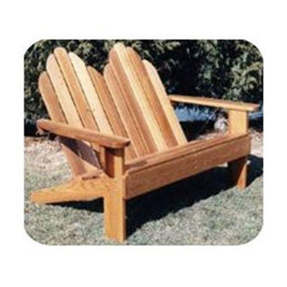 Woodcraft Project Paper Plan To Build Classic Adirondack Loveseat - Material Not Included