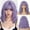 G-Purple, variant on Phocas Purple Short Bob Synthetic Wig with Bangs – Natural Wavy Heat-Friendly Hair for Women, Cute Party Cosplay Halloween Daily Wear Vibrant Fun
