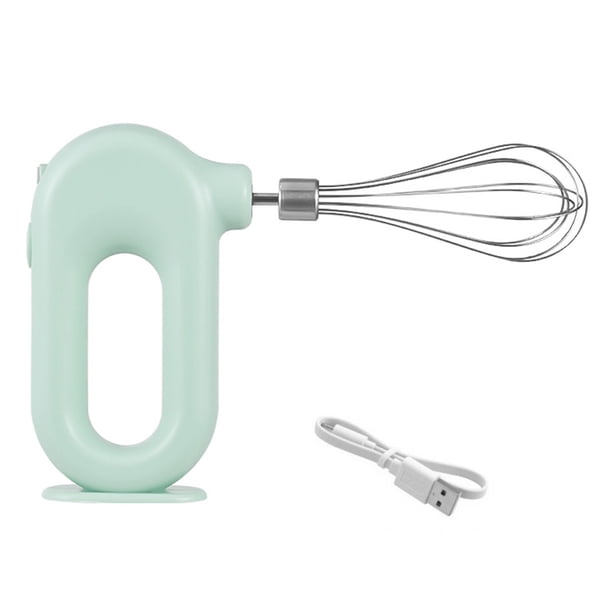 Batidor de crema de huevo eléctrico, batidor de crema de cocina automático ajustable de mano, batidora de mantequilla, agitador, herramientas Herramientas y accesorios para hornear verde 1 varilla Inteprter HA007445-03B