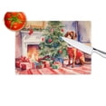 thumbnail image 4 of Carolines Treasures DAC2641LCB 12 x 15 x 0.2 in. Dachshund Cozy Christmas Glass Cutting Board - Large, 4 of 5